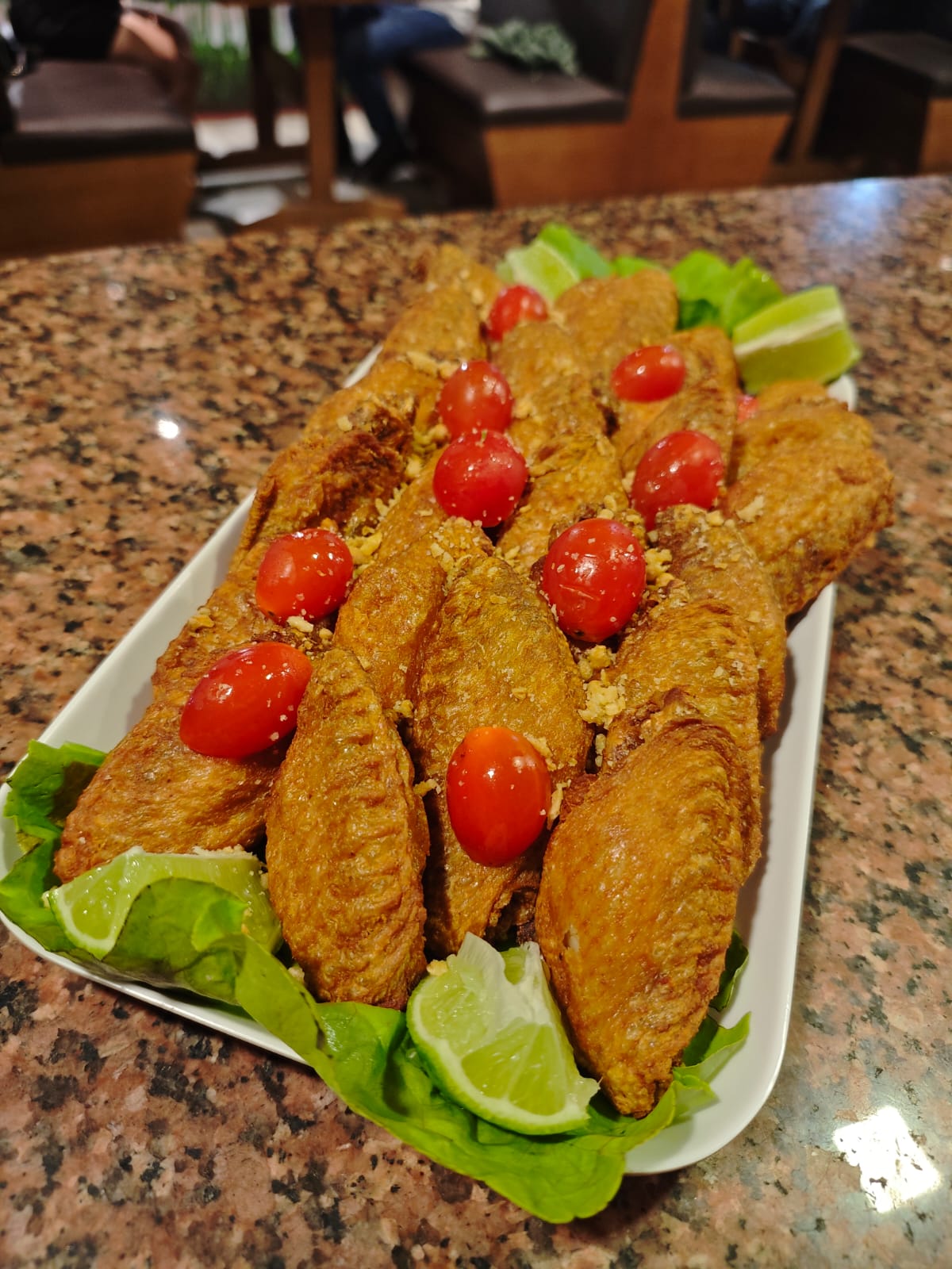 Pastéis e petiscos da casa